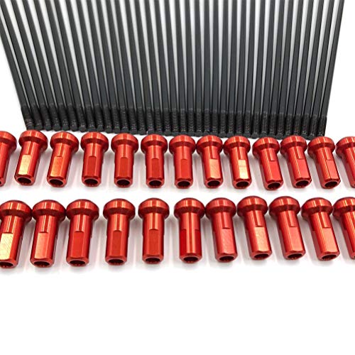 Otom 18" Rear Wheel Spokes Nipples Kit 36 Pcs Fit For Sx/Sxf125-505 Exc/Excf125-530 Motorcycle Dirt Bike (18" Rear Wheel Spokes) #TOP4