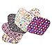 Teamoy 6Pcs 7.9 Inches Sanitary pad, Reusable Washable Cloth Menstrual Pads/Panty Liners with Wet Bag, Super-Absorbent, Soft and Comfortable, Perfect for Light Flow(Small,Mixed Pattern)