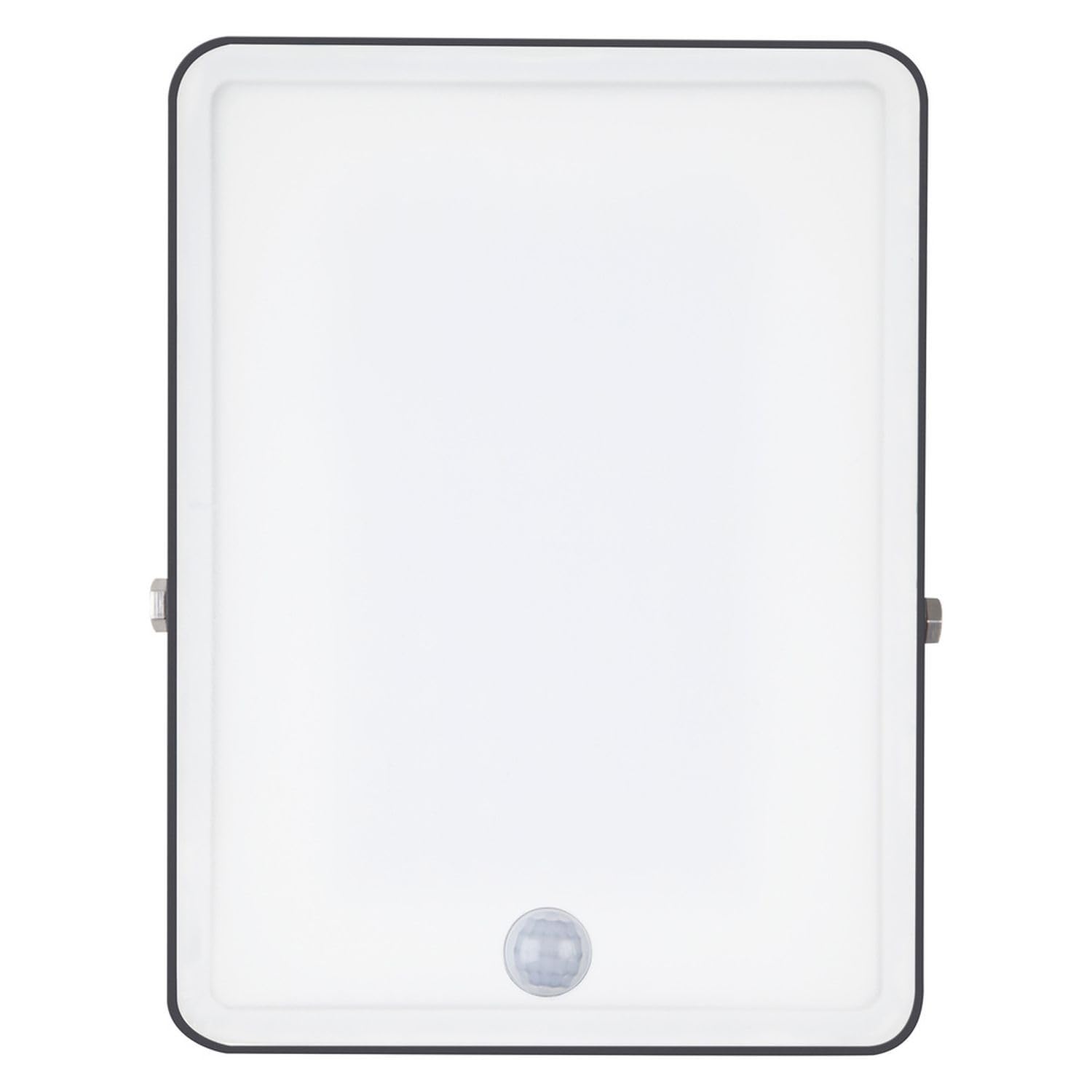 Licht-Erlebnisse LED Flutlicht mit Bewegungsmelder Aluminium Glas Schwarz 4000 K IP65 Außen schwenkbar Hauswand Hof Einfahrt L:16.1 cm Außenleuchte Terrasse