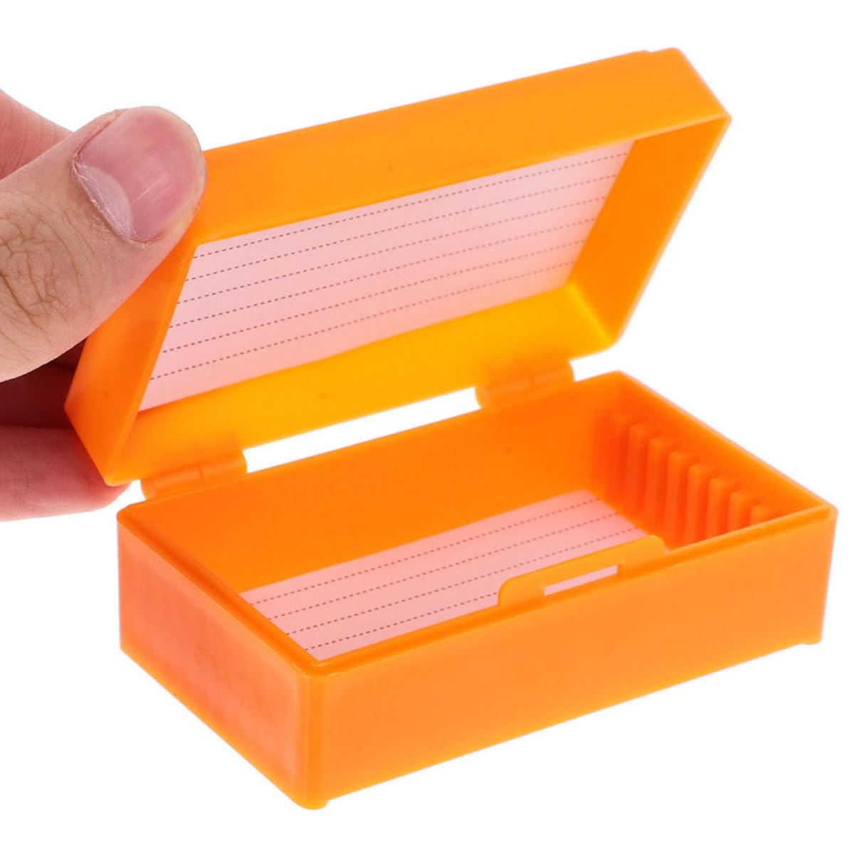 6pcs Microscope Slide Storage Boxes for 10pcs Slides Per Box, Plastic Organizer with Compact Design for Laboratory and Outdoor Use, Sturdy Reusable Specimen Storage Tray image 4
