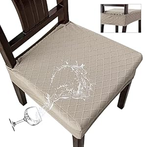 Genina Waterproof Seat Covers for Chairs Seat Covers for Dining Room Chair Slipcovers Kitchen Chair Covers Dining Chair Covers Genina Waterproof Seat Covers for Chairs Seat Covers for Dining Room Chair Slipcovers Kitchen Chair Covers Dining Chair Covers