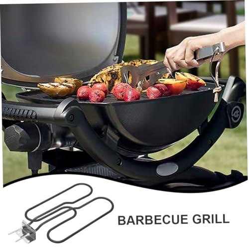 Élément chauffant barbecue compatible avec grill électrique extérieur noir - 4