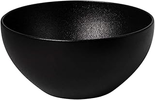 BARALEE PORCELIAN CERAMIC BLACK SAND COUPE BOWL