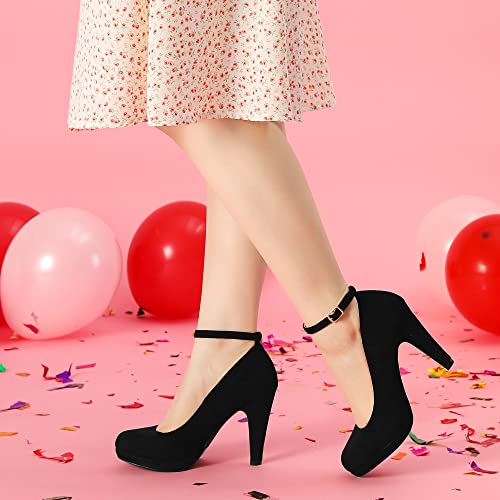 Perphy Mary Jane Pump Round Toe Stiletto Heels Pumps for Women2