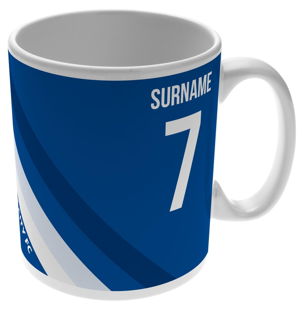Personalised Birmingham City Stripe Mug
