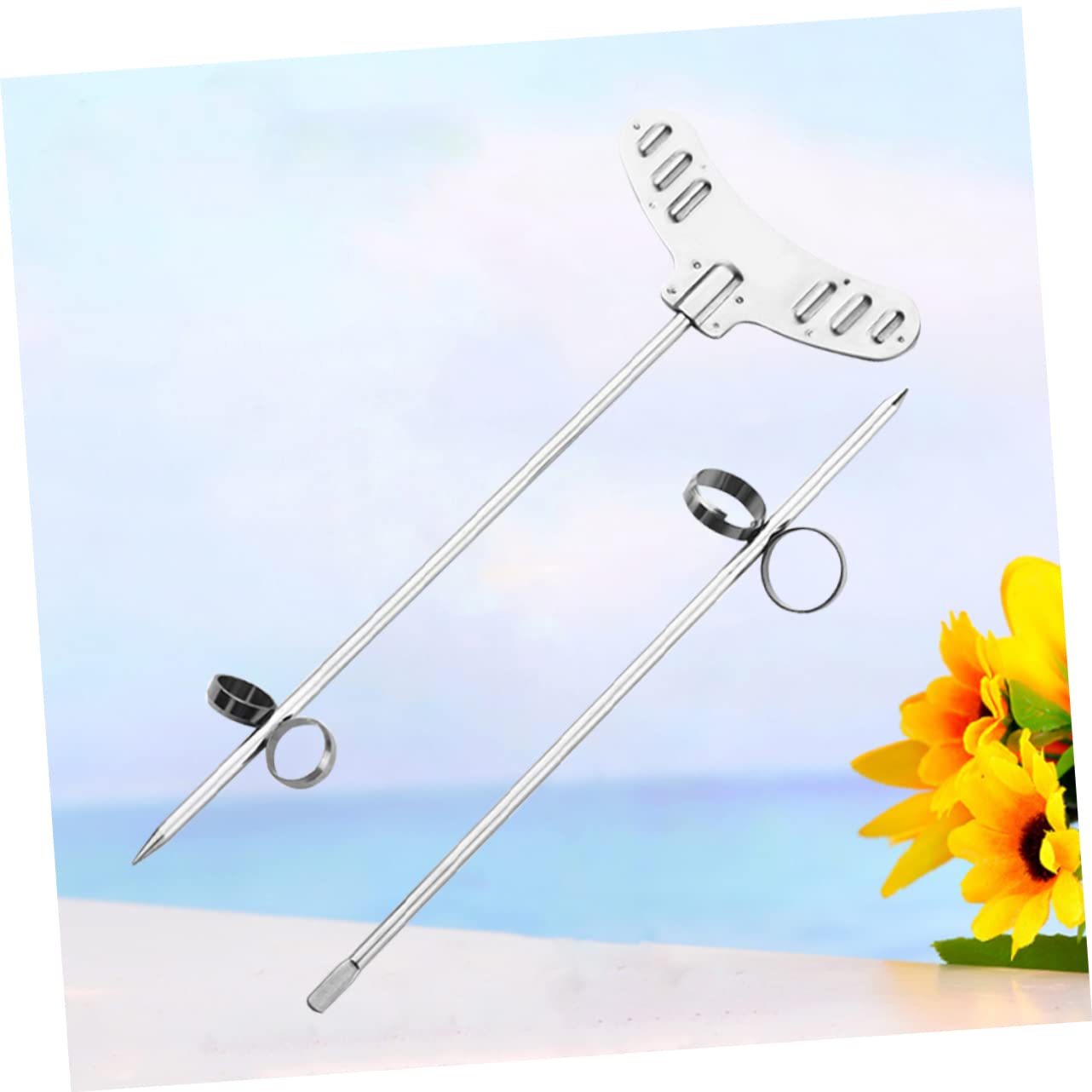 Unomor 6pcs Stainless Steel Screw Slicer Manual Spiral Carving Tool for Potato Cucumber and Carrot Easy to Clean for Creative Vegetable Decoration