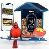 Nafnti Smart Bird Feeder with Camera 5GHz No Subscription, S...
