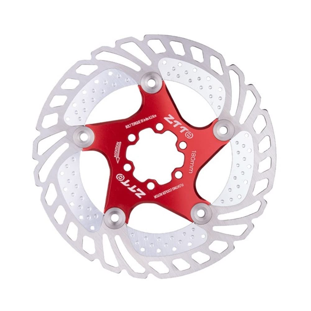Disco Freno Mtb Relato de disco de enfriamiento de bicicleta de enfriamiento rápido Rotor flotante 7075 Alabama Bicicleta de carretera de montaña de acero inoxidable 140/160/180/203 mm Freno Disco(Coo
