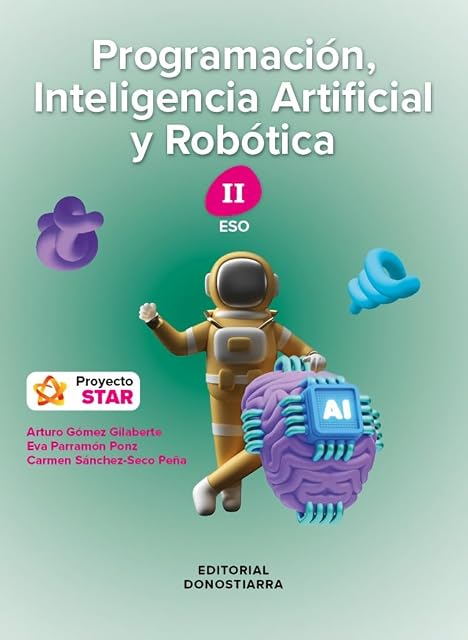 Portada de Programación Inteligencia Artificial y Robótica II ESO. Proyecto Star