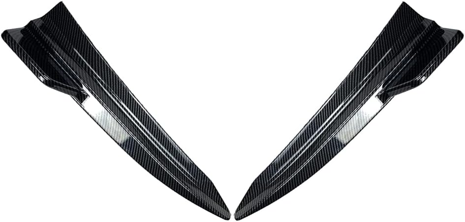 Rbanna1 Car Carbon Fiber Rear Bumper Lip Protector Side Corner Bumper Guard Trim Covers for BMW 3-Series G20 G21 M-Sport M340i 2019 2020 2021