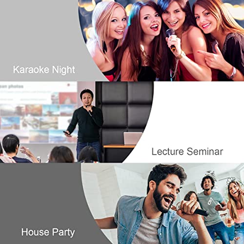 Rybozen K203 Digitnow!Portable Karaoke Microphone Mixer System Set, With Dual Uhf Wireless Mic, Hdmi-Arc/Optical/Aux & Hdmi In/Out In Singing Receiver For Smart Tv thumb #8