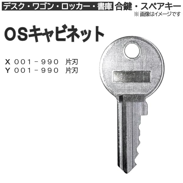 Amazon.co.jp: 合鍵 スペアキー OSキャビネット用 合鍵 スペアキー