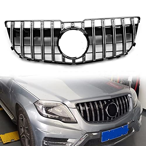 Grilles de course calandre Benz GLK X204 maille de capot argent GT luxe