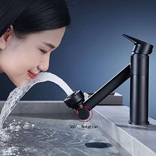 Grifo giratorio de bano para solucionar salpicaduras con agua alta y baja 5