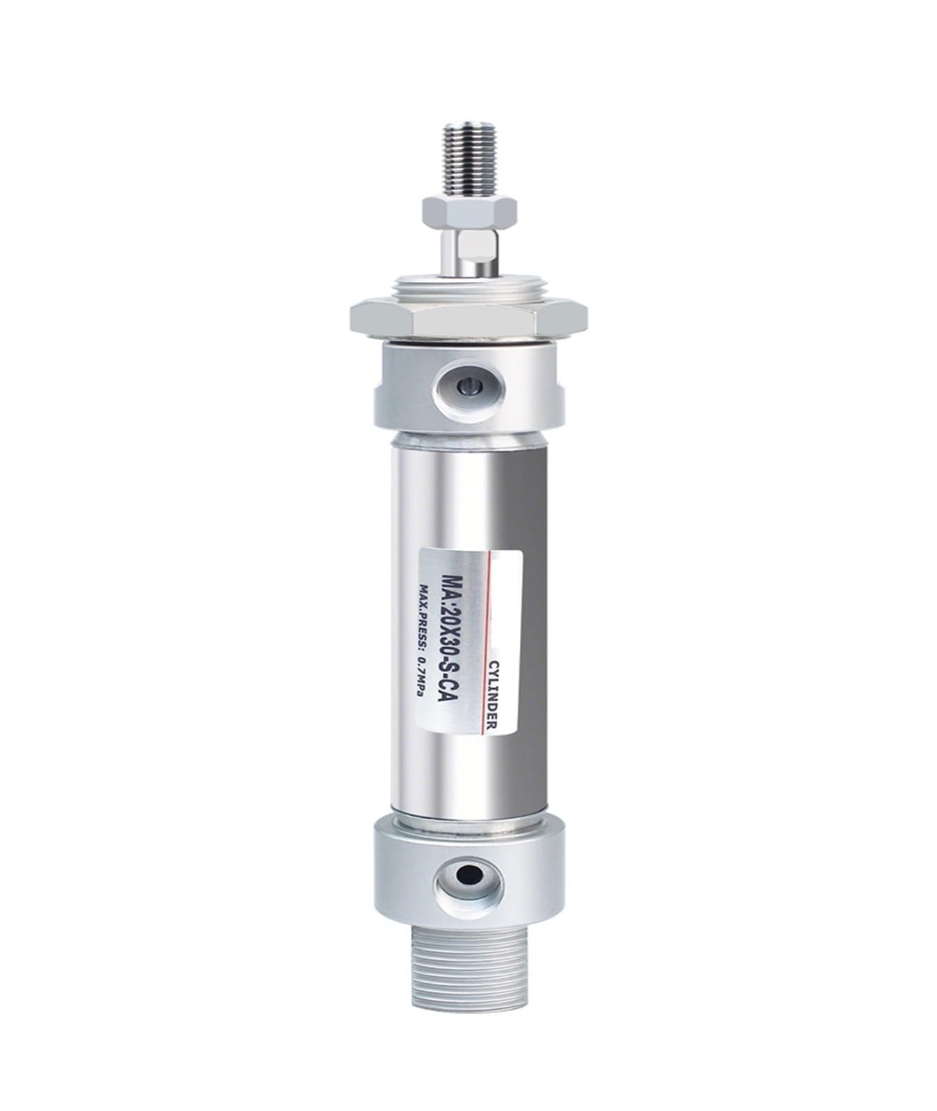 Vérin pneumatique MA25 micro cylindre inox double effet pour axe de guidage