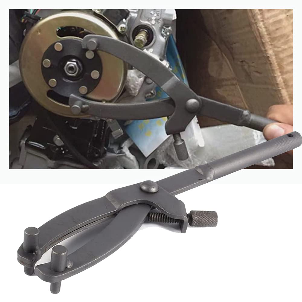 Chiave Blocca Volano Regolabile Tipo Y - Strumento Per Frizione E Pulegge Moto Con Guanti - Foto 6