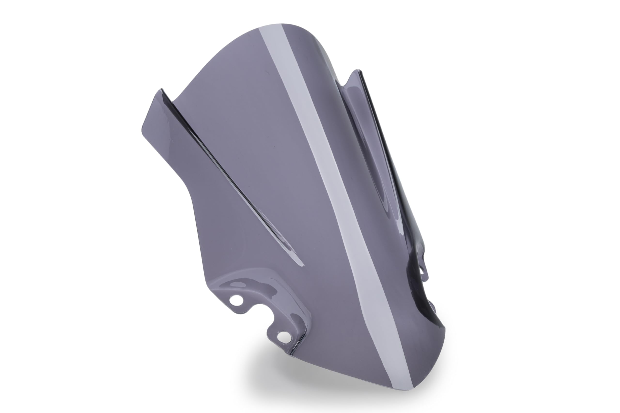 Puig 22286F Z-Racing Windscreen for motorcycle with aerodynamic design and sporty finish, Dark Smoke