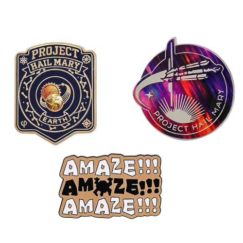 Sci-Fi Enamel Pins Set