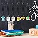 6 Sets Back to School Hall Pass Lanyards Classroom Hall Passes for Teacher Cute Unbreakable Wooden Bathroom Passes for Bathroom Office Library Nurse Classroom Supplies