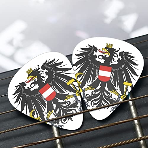 Lot de 12 médiators pour guitare électrique acoustique avec emblème national de l’Autriche - Les Beatles, Paul McCartney, John Lennon, RIngo Starr, George Harrison Lot de 12 médiators pour guitare électrique acoustique avec emblème national de l'Autriche – Image 8