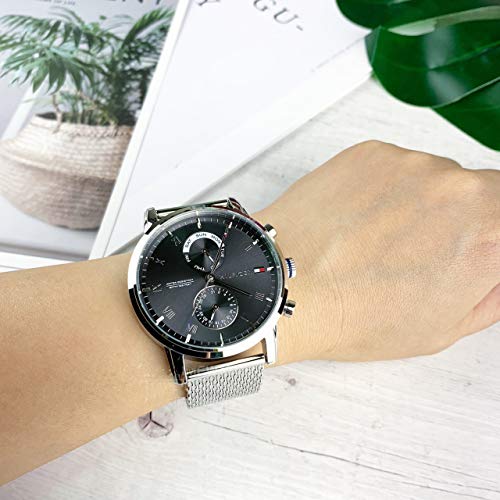 Tommy Hilfiger Herren Multi Zifferblatt Quarz Armbanduhr Kane – Bild 6