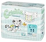 Crinklz Brief Aquanaut - Plastic Backed Adult Diaper, Maximum Absorbency, Hook and Loop tab...