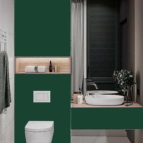 Image of Elton Green Matte Adhesive Decorative Vinyl Shelf Liner Decorative Self Adhesive Vinyl Sheet for Table top,Furniture, Almirah and Other DIY, Renovation Projects 24 X 144 Inches