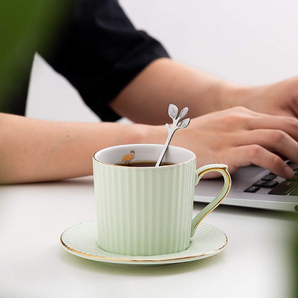 Amazon｜GYZLZZB コーヒーティーカップとソーサーセットボーン中国