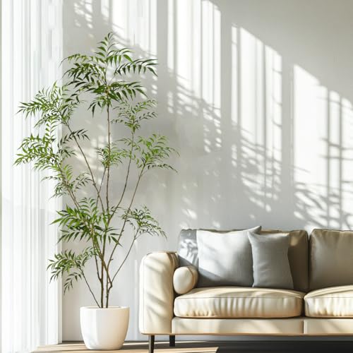 Artificialmahoniafortuneitree82intallfaketreesforindoorlargemahoniafortuneiplantswithwhiteplanterforhomedecorandhousewarminggift Urban Country Home Decor Artificial mahonia fortunei tree 82in tall fake trees for indoor large mahonia fortunei plants with white planter for home decor and housewarming gift urban country home decor