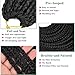 YUSSAY Crochet Box Braids 14 Inch 6 Packs 144 Strands Goddess Box Braids Crochet Hair Pre looped Crochet Hair for Black Women (14 Inch 1B)