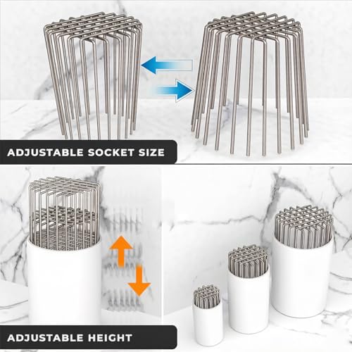 Image of Rust-Resistant Metal Wire Grid Drain Outlet Stopper with Anti-Rat Design, Flexible Universal Pipe Guard for 83-85mm Diameter, Prevents Clogs & Rodent Entry (Excluding Water Pipes)