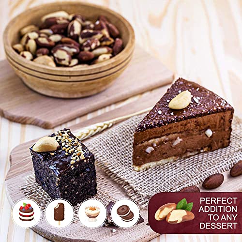 Brazil Nuts - 1 Pound, Whole, Shelled, Raw, Natural, We Got Nuts #TOP4