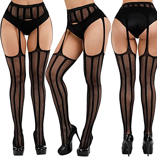 Bas résille séduisants pour femme - Housse légère d'illusion - Accessoire sensuel pour séduisante, a, taille unique