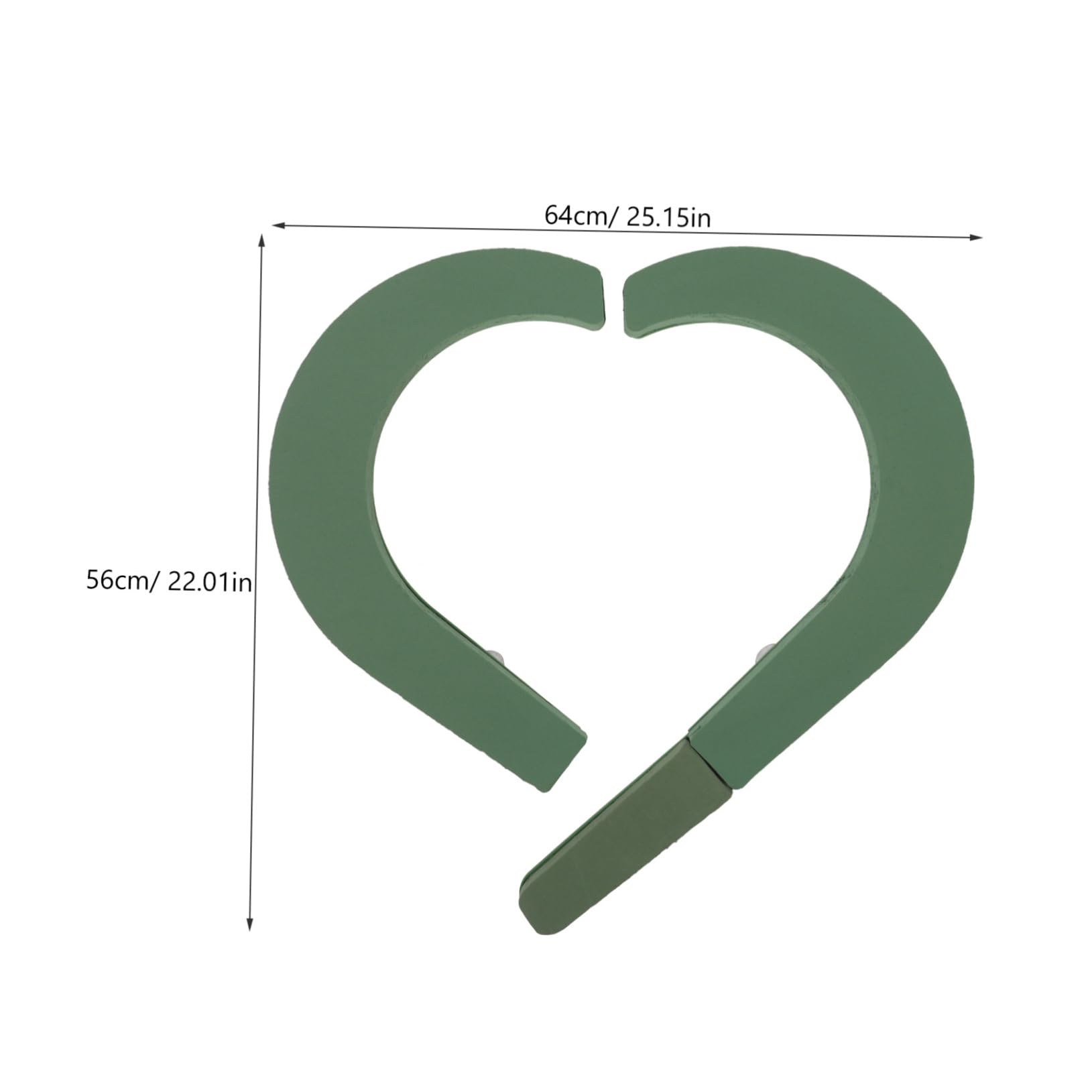 SEWACC Floral Arrangement Supplies Flower Mud Floral Foams Suction Cup Tray Heart Shape Design for Long- Flowers