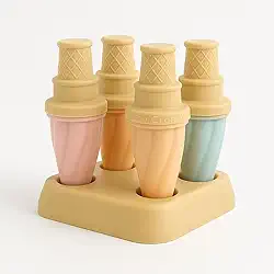 Forma de Picolé Plástica Atóxica Molde para Picolés Caseiros Reutilizável Fácil Desenformar e Limpar Para Freezer Sobremesas Frutas Sucos Sorvetes Cozinha