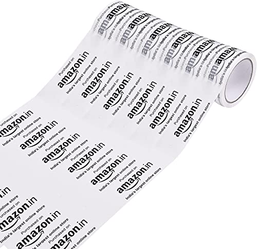 Image of SECUREMENT Amazon Branded Packaging Tape (2 inch x 65 mtr) (Pack of 24) - Milky White