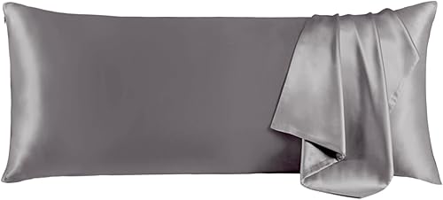 Miniatura 154 de THXSILK Funda de almohada de seda de morera 100% natural para cabello y piel, tamaño estándar de 20 x 26 pulgadas, funda de almohada de seda suave