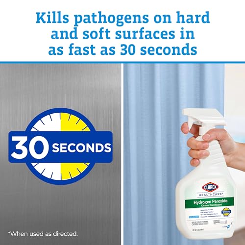 image for Clorox Healthcare Hydrogen Peroxide Cleaner Spray, 32 Fl Oz (Package M