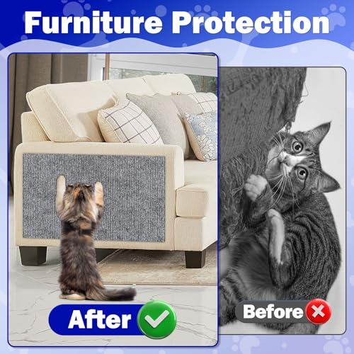 Tapis de protection d'angle pour chat d'intérieur anti-rayures 60x40 - 5