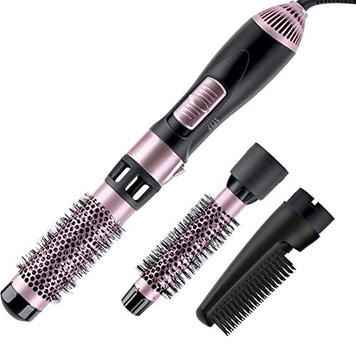JOYYUM 1000W Hot Air Brush Styler Kit with 1 Inch & 1-1/2 Inch