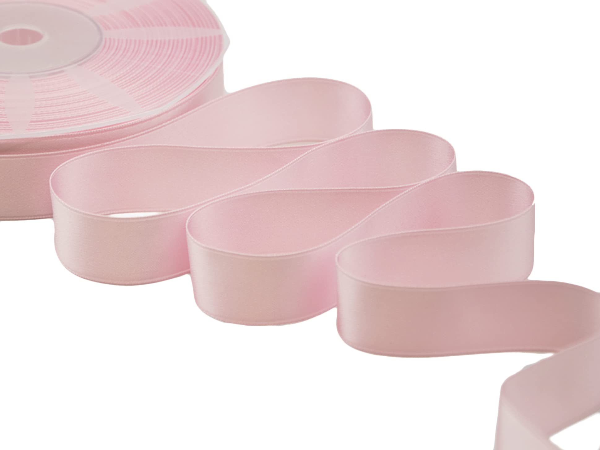 Nastro Doppio Raso Furlanis 6mm X 100m - Colore Rosa Baby #20, Prodotto In Italia - 2