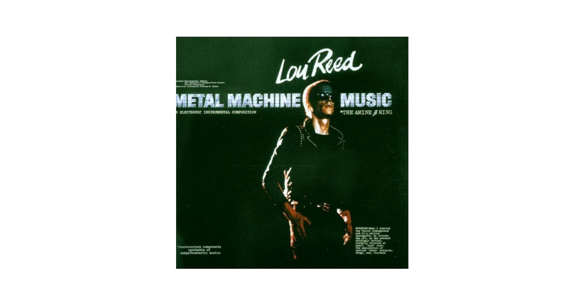 Lou Reed – l Machine Music ドイツ盤 Lou Reed: Metal Machine Music Album Review | Pitchfork