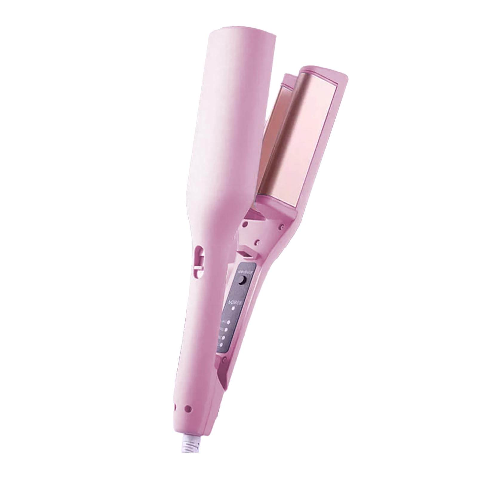 Wired Hair Curling Iron 4 Temperature Adjustable French Wave Hair Curler Quick Heating Electric Hairs Curler 360-degree Rotation