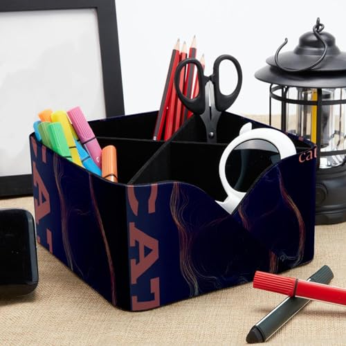 Boîte rectangulaire chat coloré : la solution pour ranger vos produits de beauté - 8