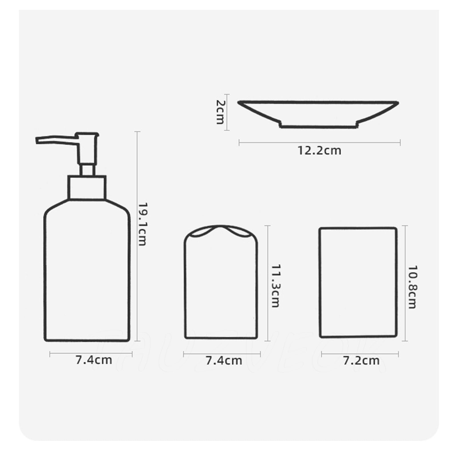 Badezimmer Zubehör Set Schwarz, Keramik, Seifenspender Set Für Heimdekoration, Badezimmer, Waschtisch, Küche, 5 teiliges