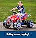 Kid Trax Marvel Spiderman Toddler ATV Ride On Toy, 12 Volt Battery, 3-7 Years, Max Rider Weight 88 lbs, Spider-Man Blue