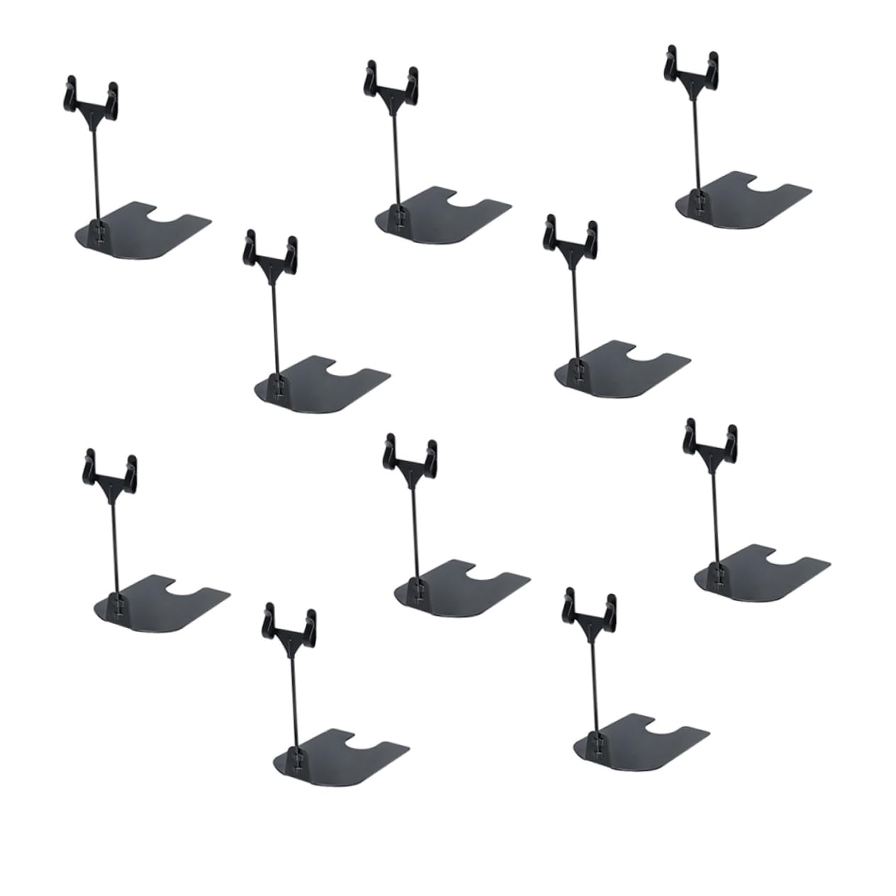 10pcs Display Board Number Card Holder Tag Stand Retail Tag Holder Name Tag Display Holder Shop Label Holder Display Rack Desk Stand Label Stand Plating Clamp Vertical