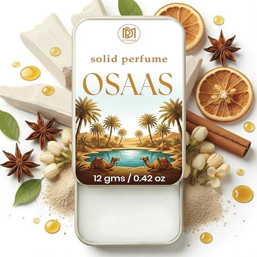 Image of Dr.Mashur Solid Perfume Osaas | Dova (FO) | Alcohol Free Wax Perfume Balm, Long Lasting Pocket Fragrance Tin 12g, Non Greasy Smooth Glide, Travel Friendly Unisex | Gym Fresh | Touch Up