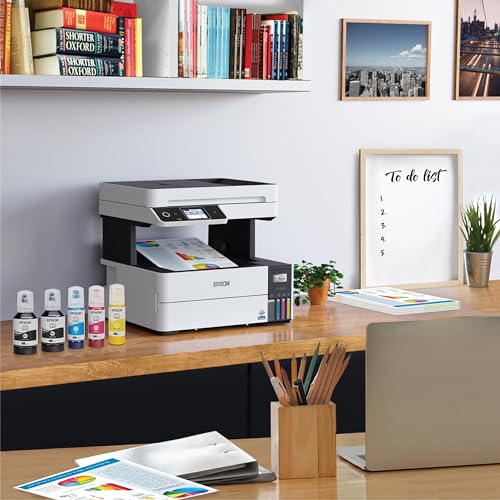 Image of Epson EcoTank Pro ET-5170 Wireless Color All-in-One Supertank Printer with Scanner, Copier, Fax Plus Auto Document Feeder (Renewed)