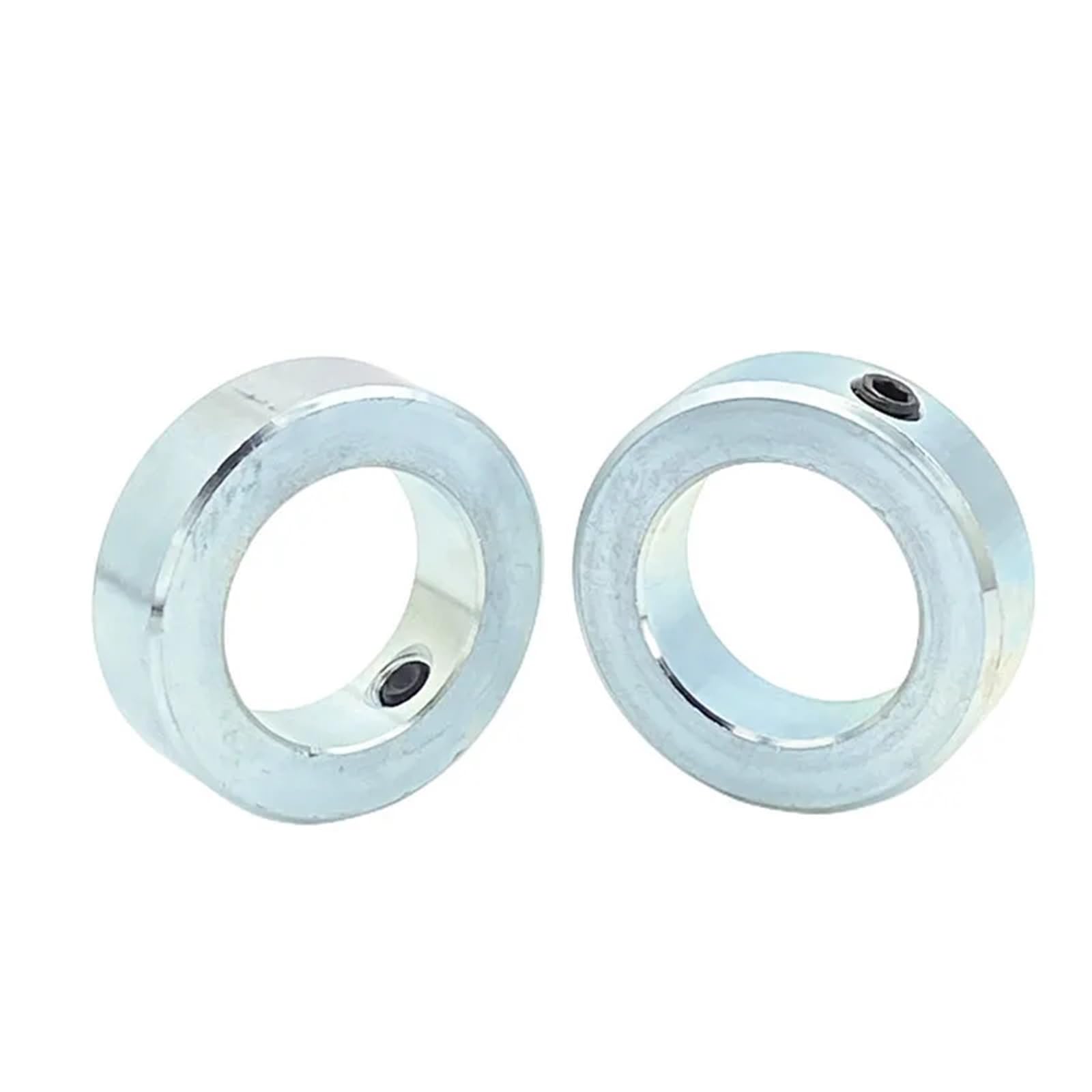 1 Uds. Collares de eje de acero al carbono anillo de fijación anillo de retención atornillado anillo de localización sujetador abrazadera de garganta anillo de empuje(16-28-12mm M6)